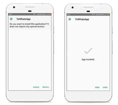 install adwhatsapp apk on android